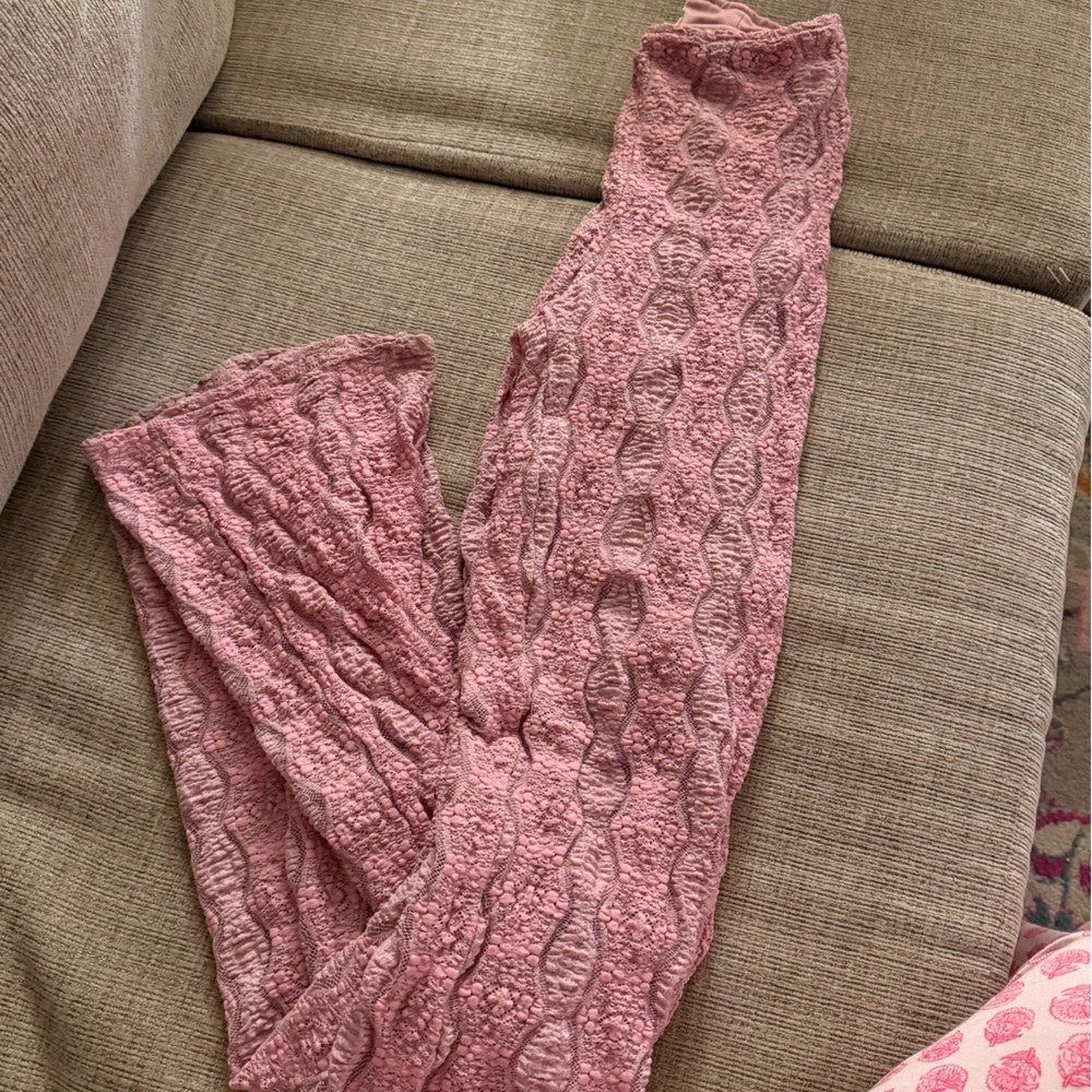 Princess Polly Pink Textured Pants